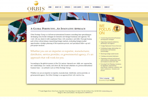 Screenshot Orbis Strategy Group